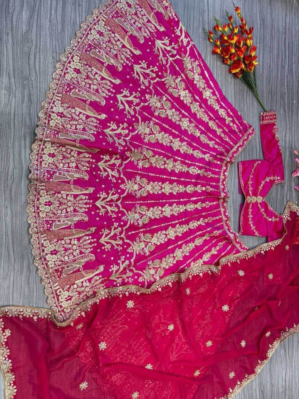Silk Designer Traditional Lehenga - MYLUXURY LANE ENTERPRISE